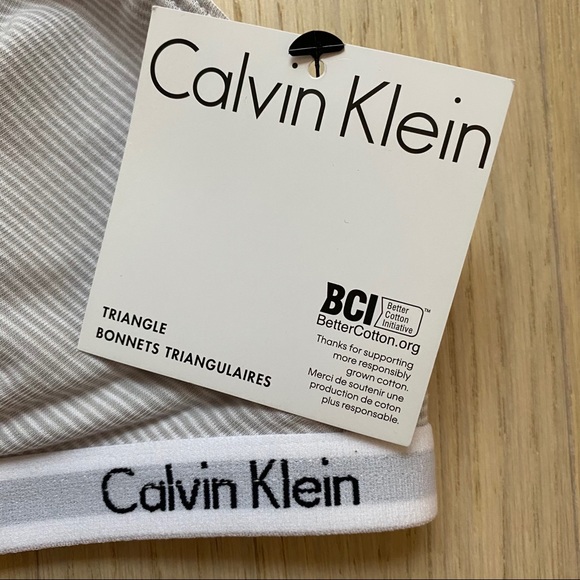 Calvin Klein Triangle Bralette - Picture 7 of 7